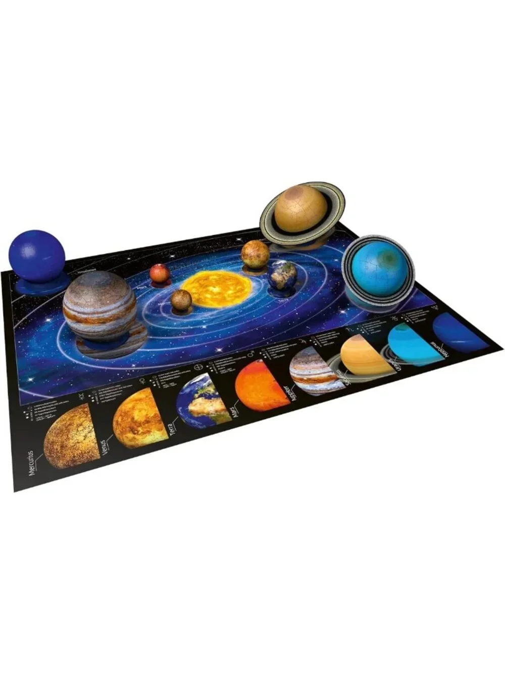 3D Solar System Jigsaw Puzzle 540 Pieces - Fun for Kids & Adults - Easy Click